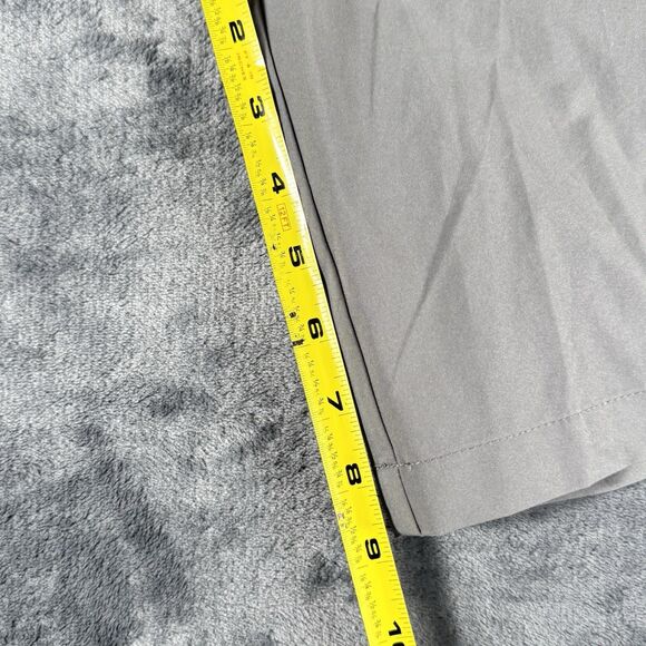 Orvis Sz 30 Men 4 Way Stretch Tech Shorts Gray Zipper Pocket Comfort Waistband - Picture 8 of 14